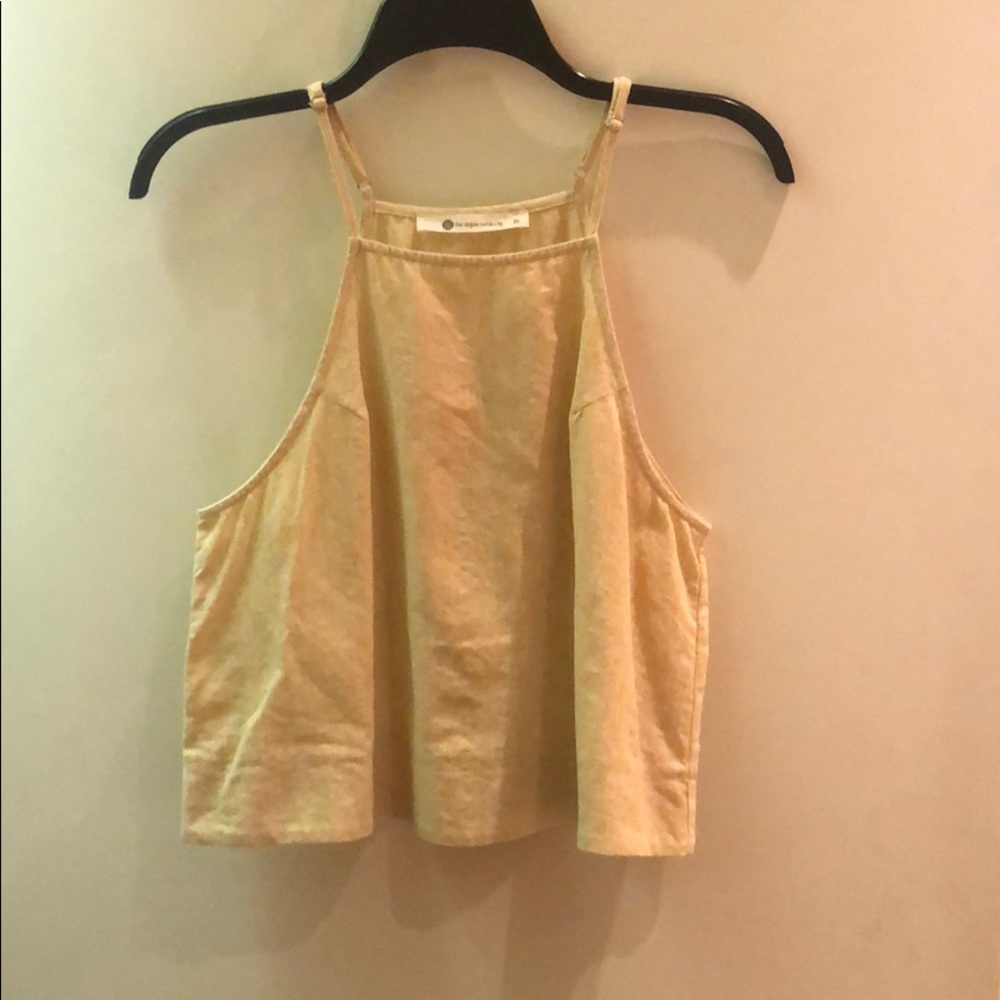 High neck crop top